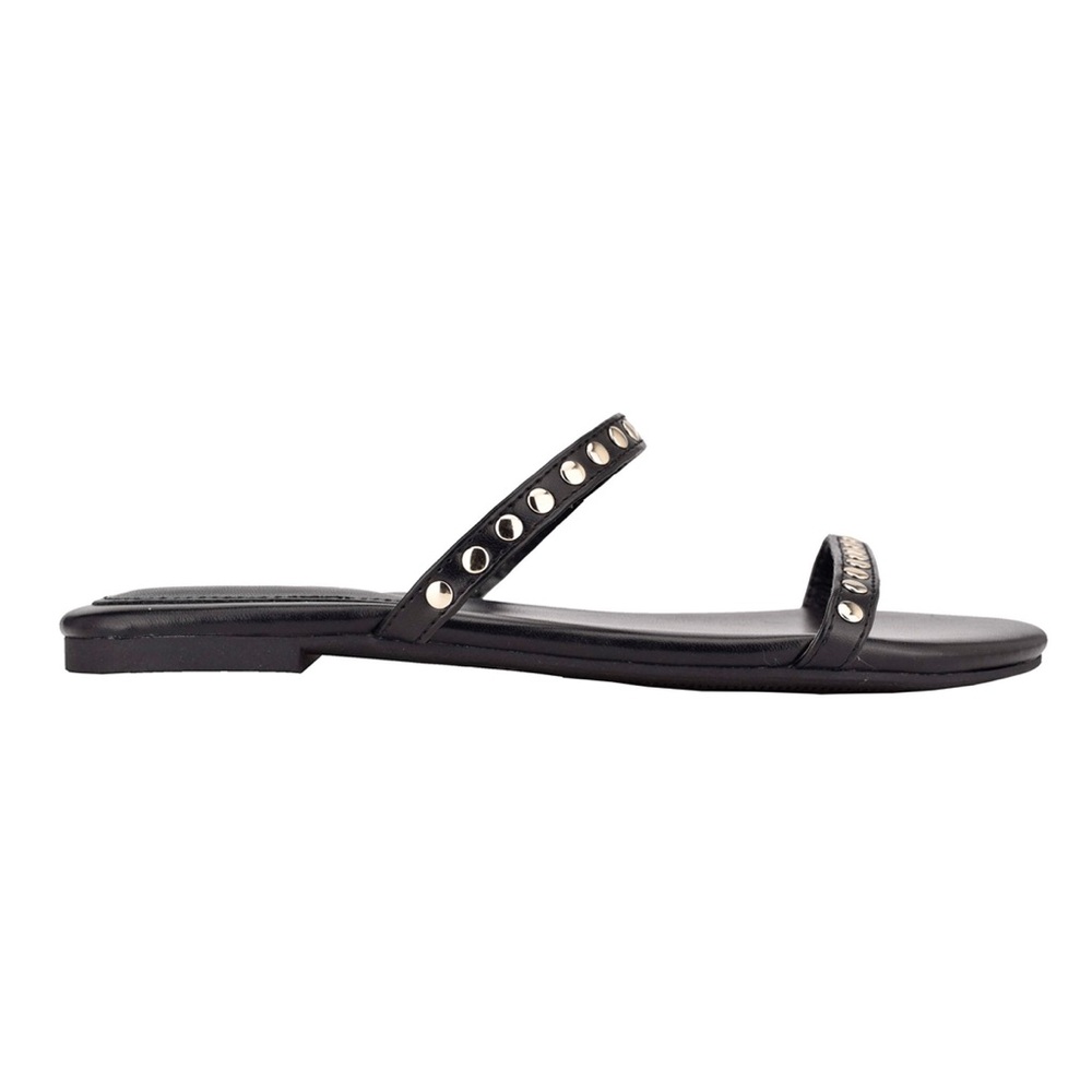 Nine West Black Studded Brandie Sandals